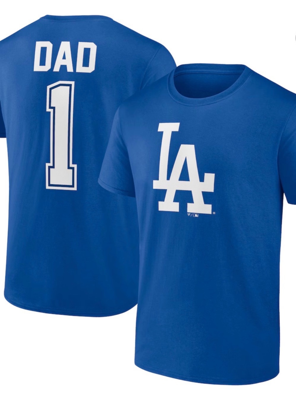NWT  Los Angeles Dodgers Father's Day #1 Dad T-Shirt - Royal